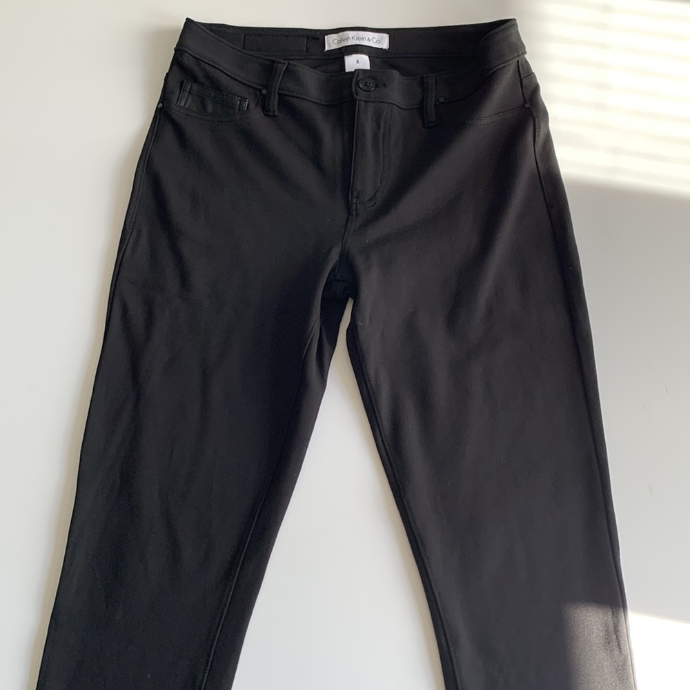 CALVIN KLEIN BLACK PANTS - Picture 3 of 11